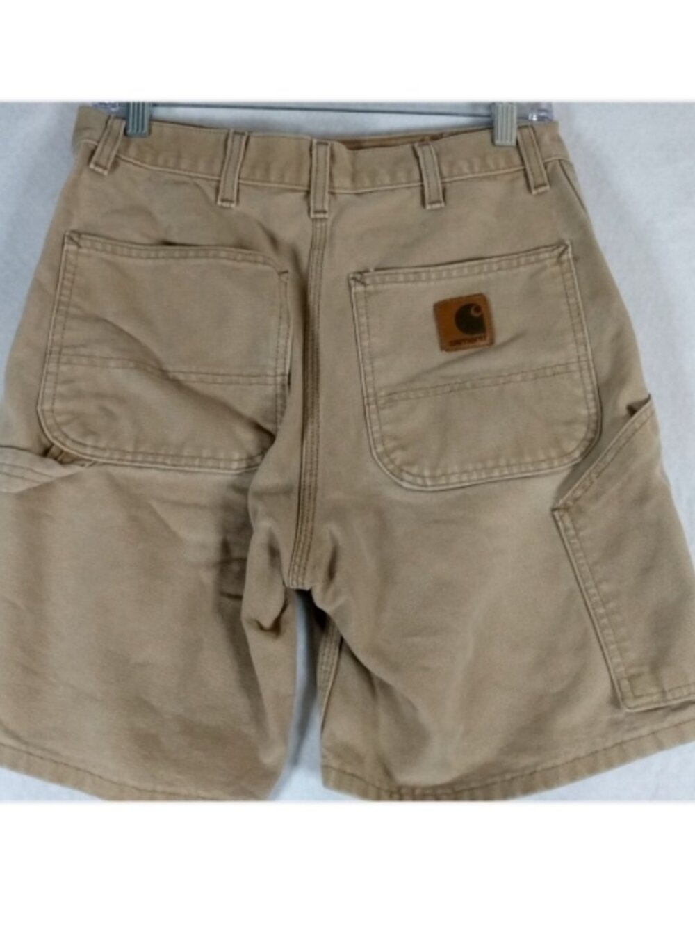 Vtg Carhartt Men's Carpenter Shorts 31 Brown Duck B25 BRN Made In USA 8" Inseam